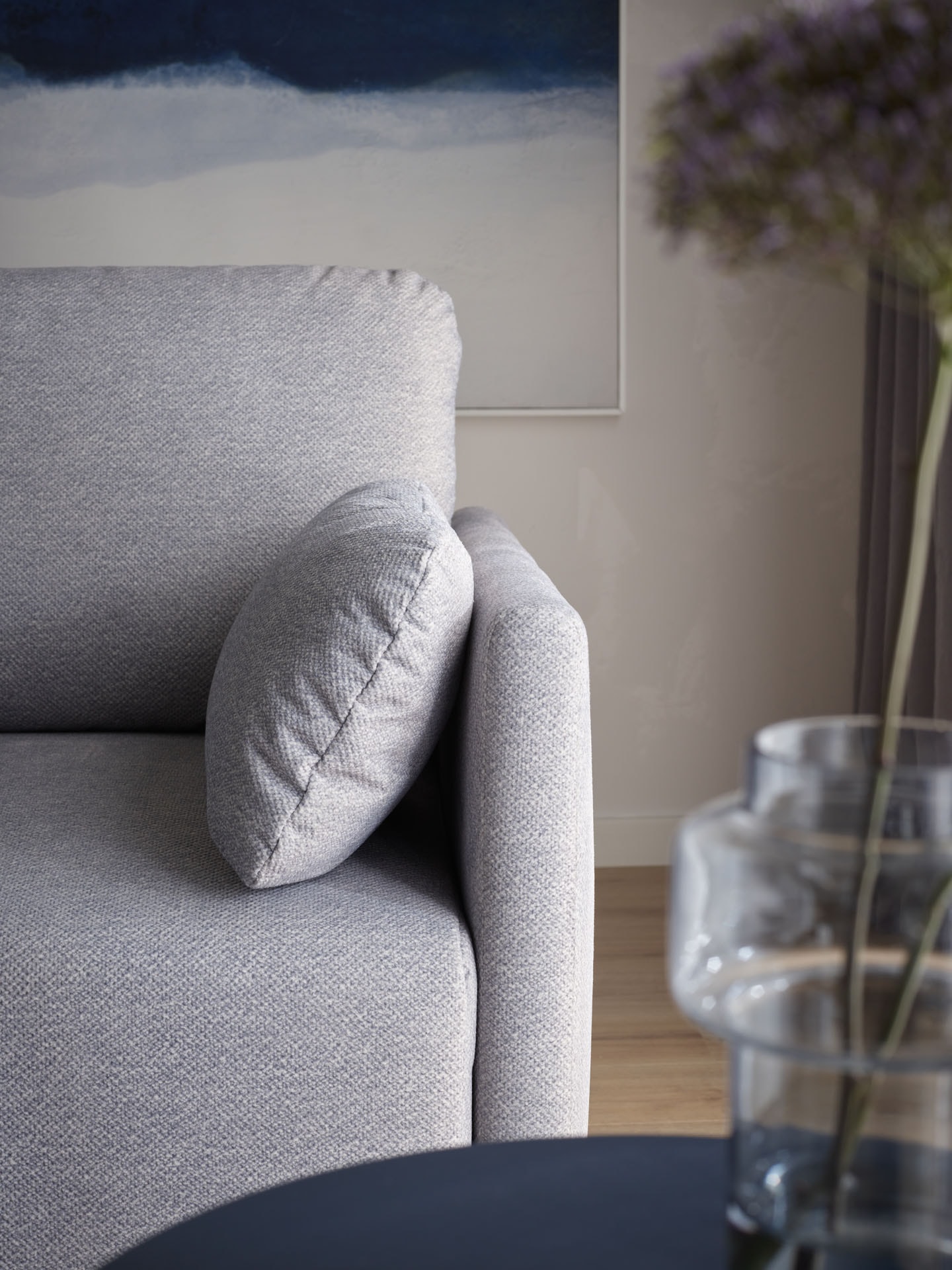 Szara sofa