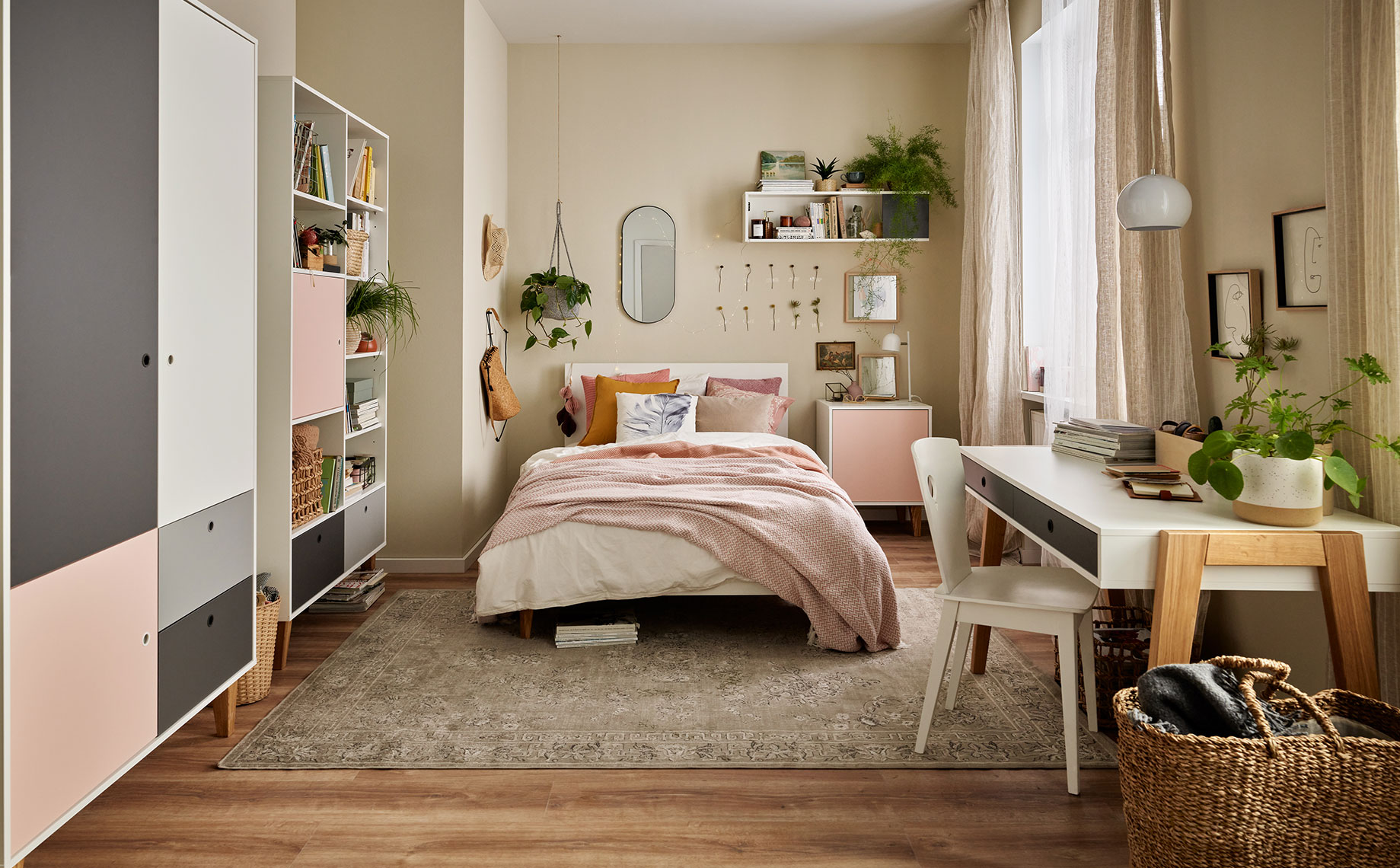 Concept - colourful furniture for the children's room