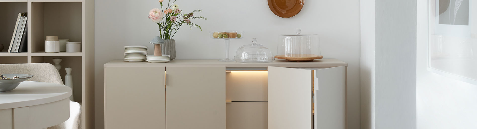 Cupboards, sideboards and display cases