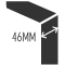 Grubość skrzydła 46 mm