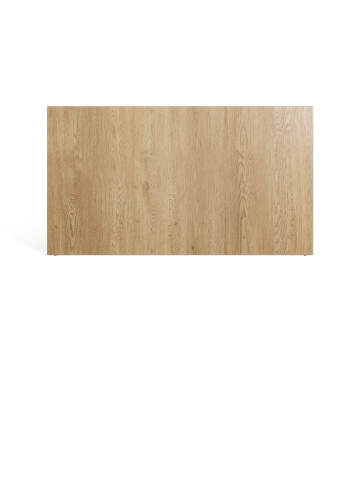 Straight panel headrest