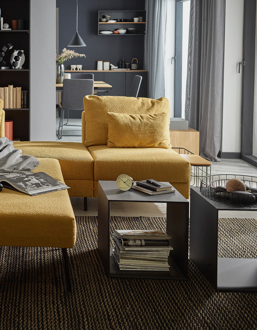 Couchtisch Würfel groß Ribbon Anordnung