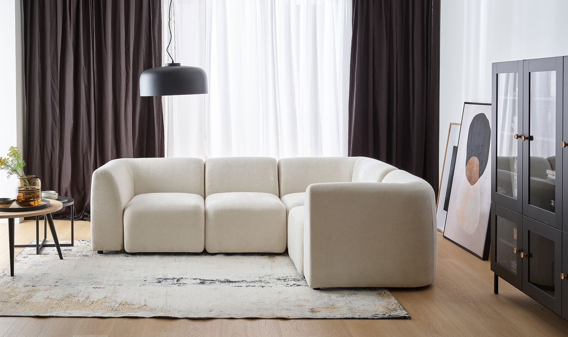 Ecksofa IV Nui Anordnung