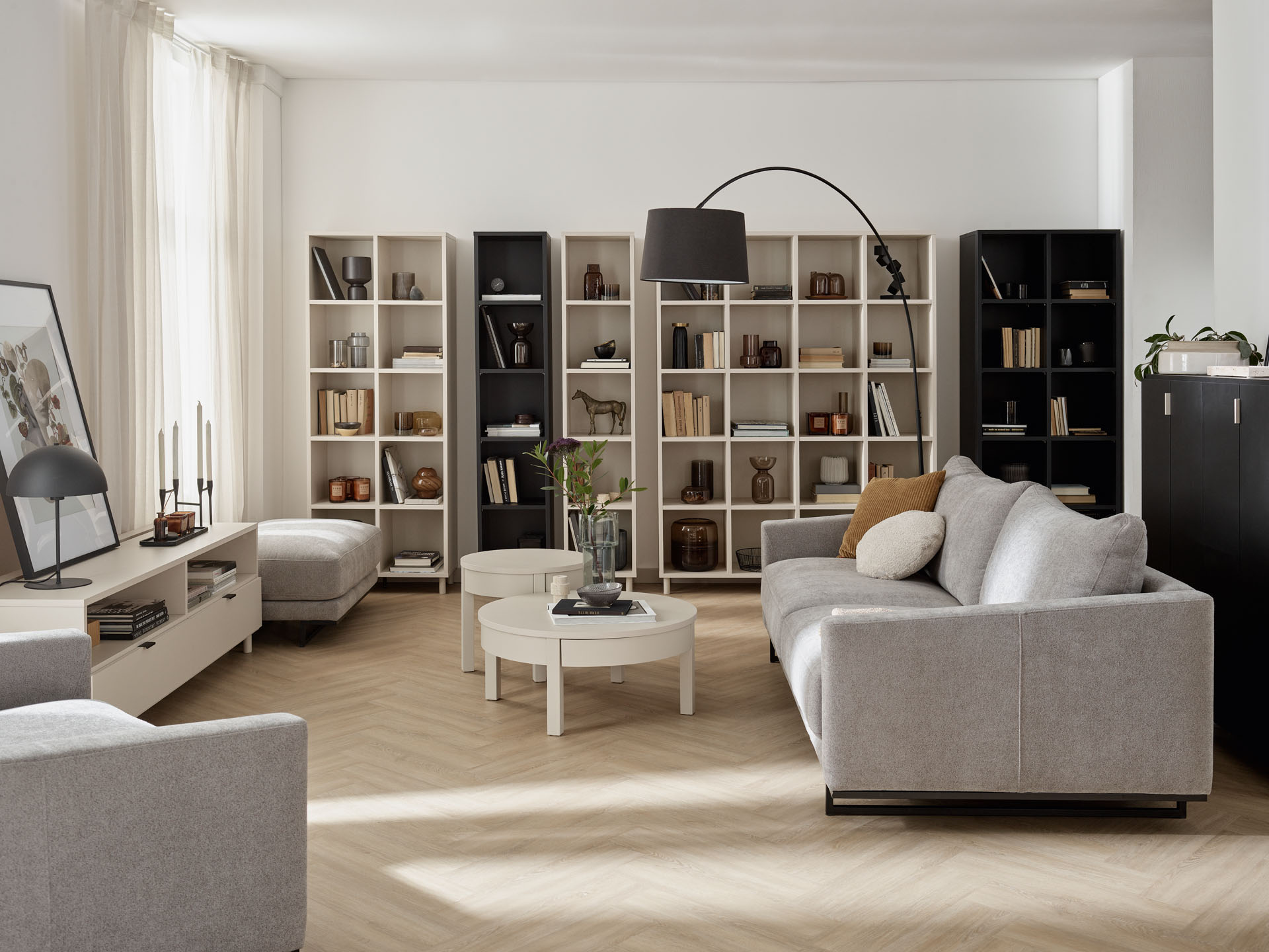 Double bookcase 2x5 Simple | VOX