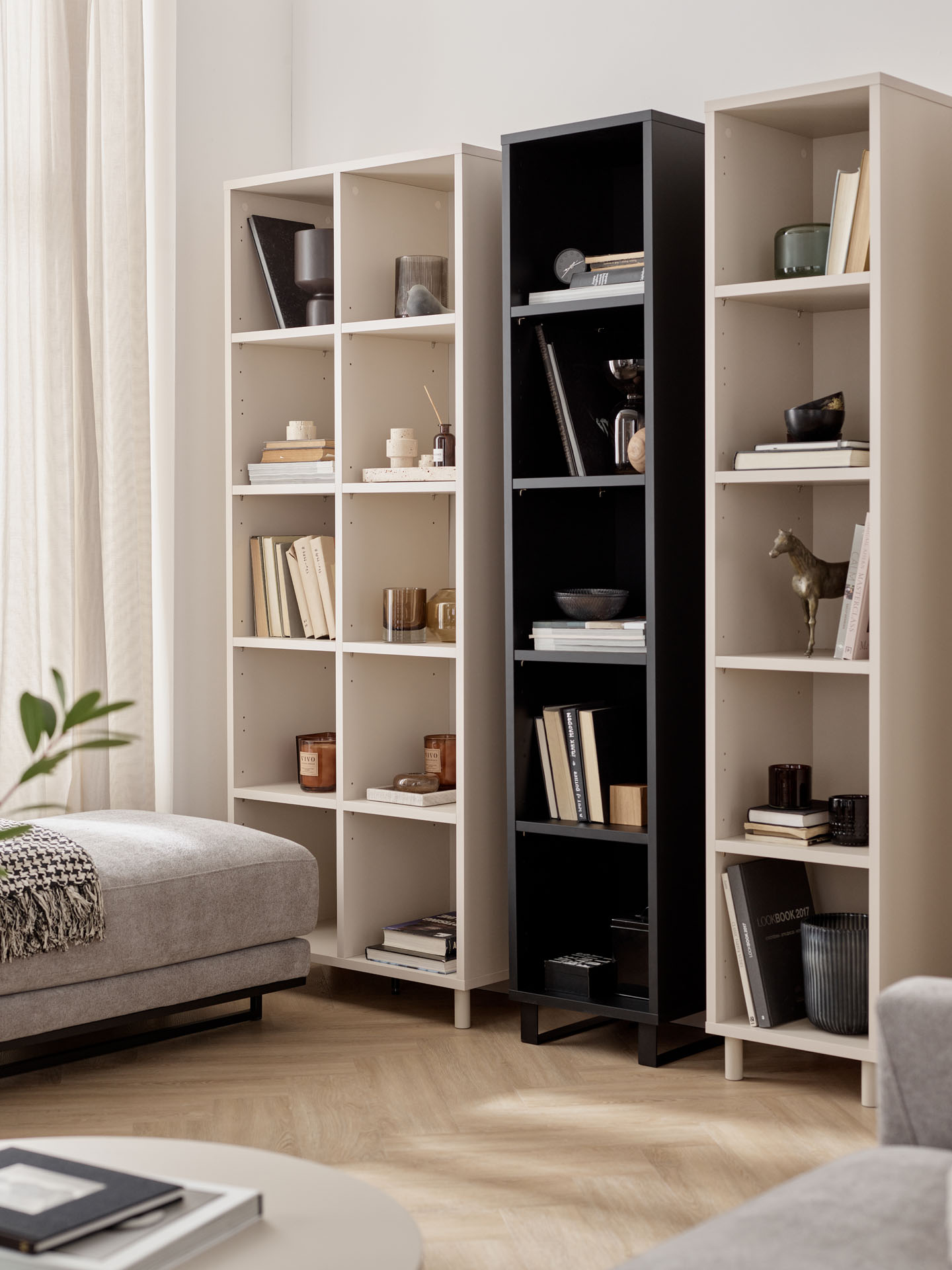 Double bookcase 2x5 Simple | VOX