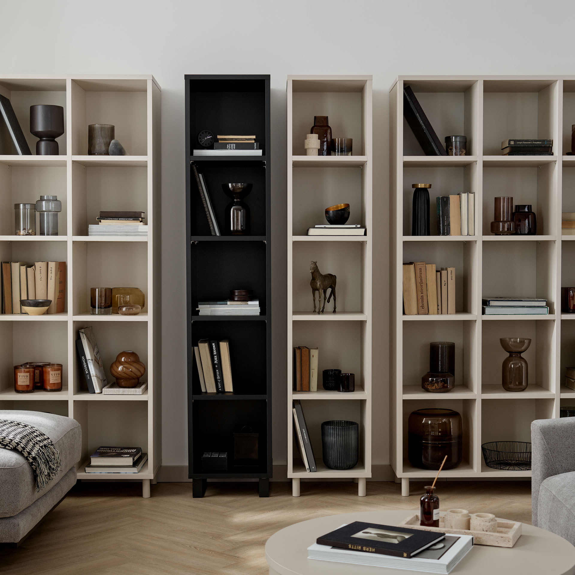 Single bookcase 1x5 Simple | VOX