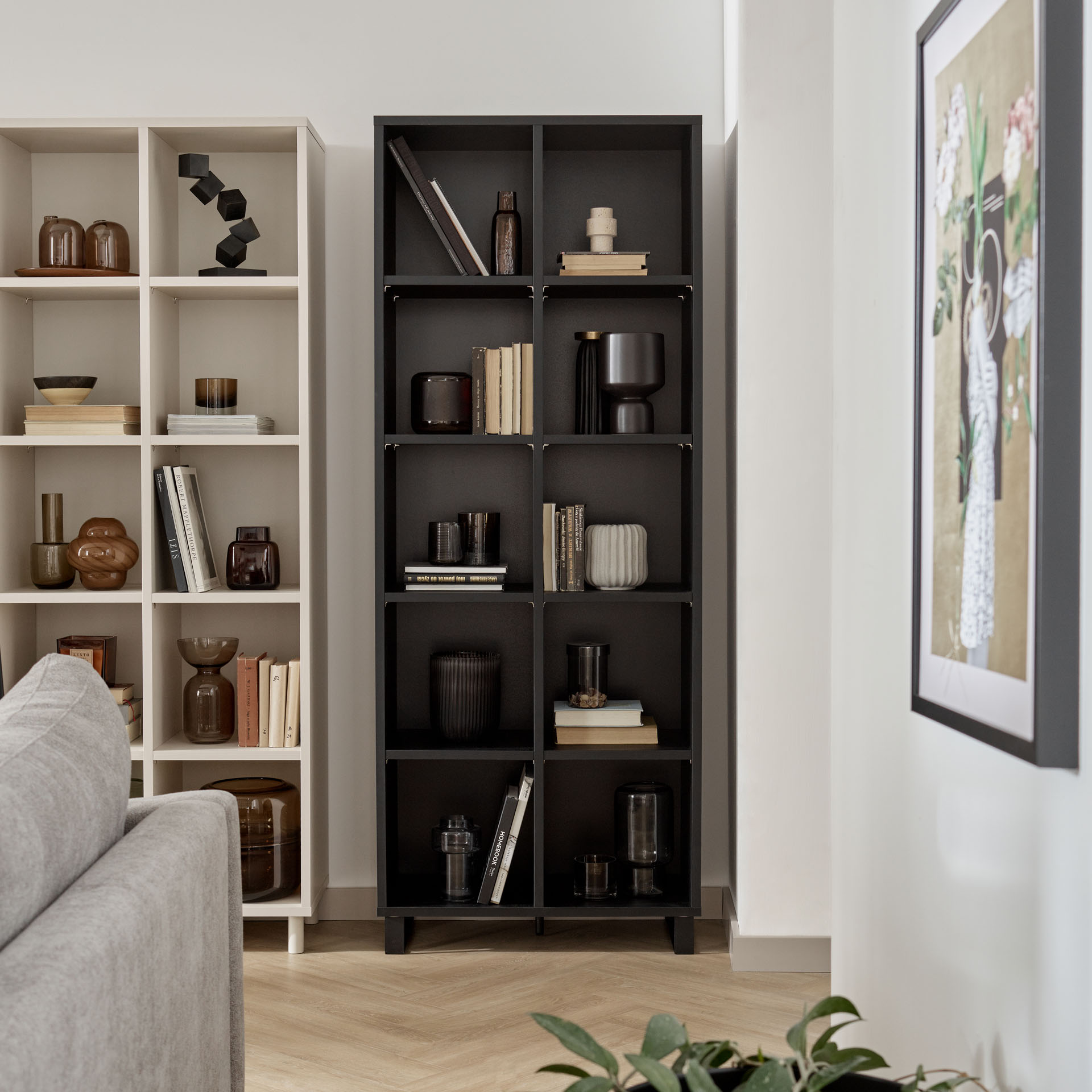 Double bookcase 2x5 Simple | VOX Double bookcase 2x5 Simple | VOX