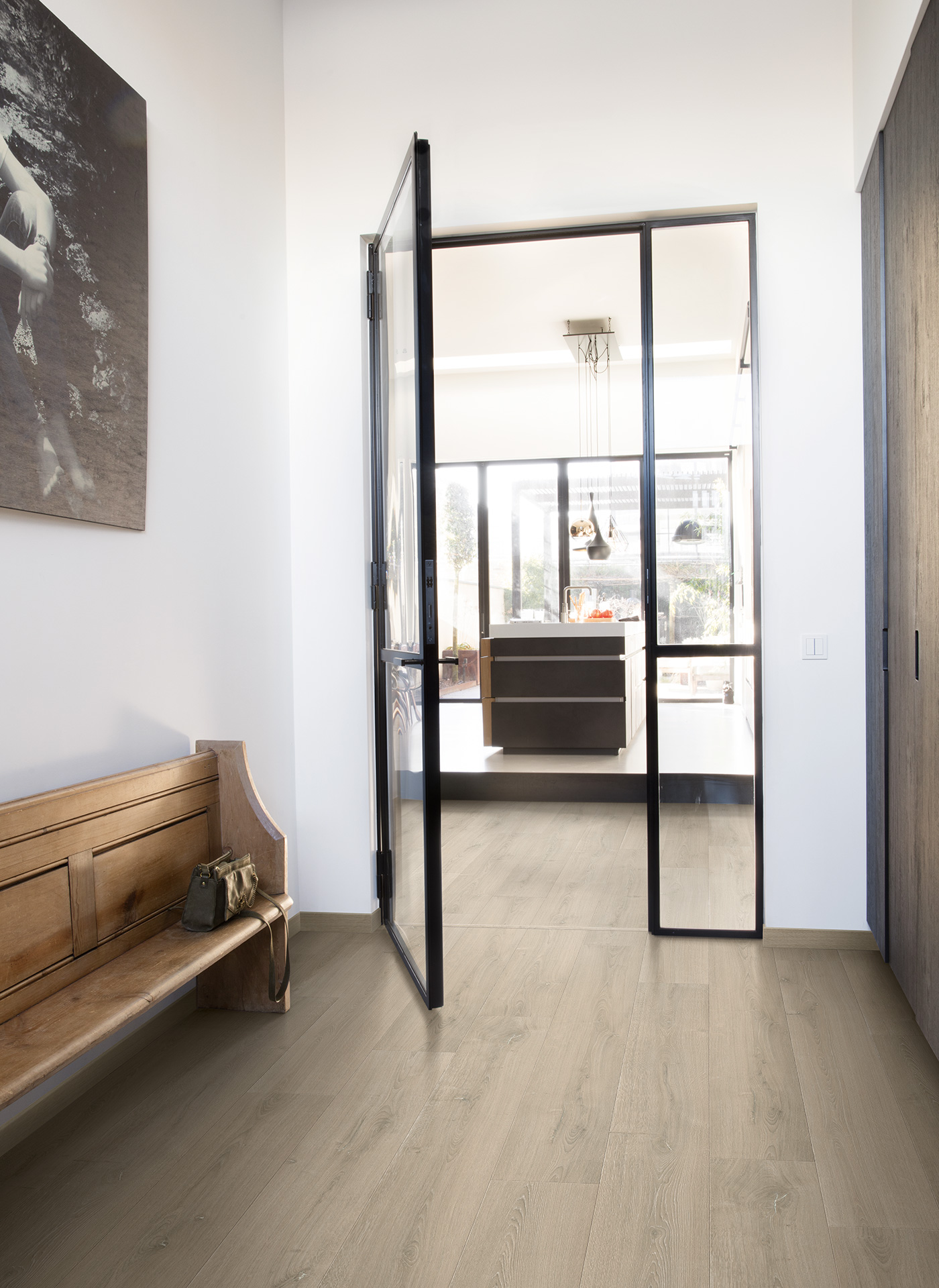 Panele podłogowe Quick Step Capture Dąb Szczotkowany Beżowy