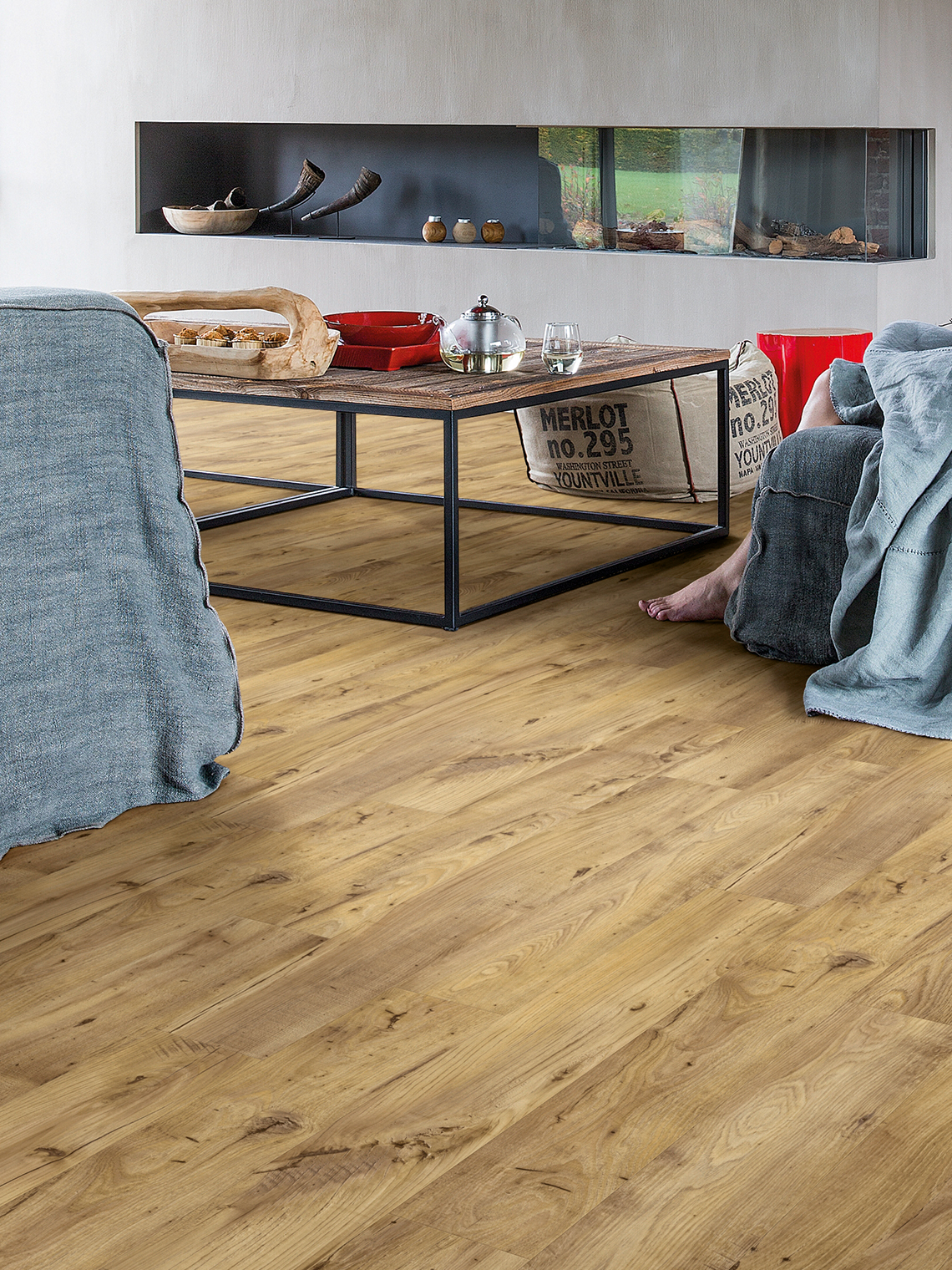 Podłoga winylowa Quick Step Blos Postarzany kasztanowiec naturalny