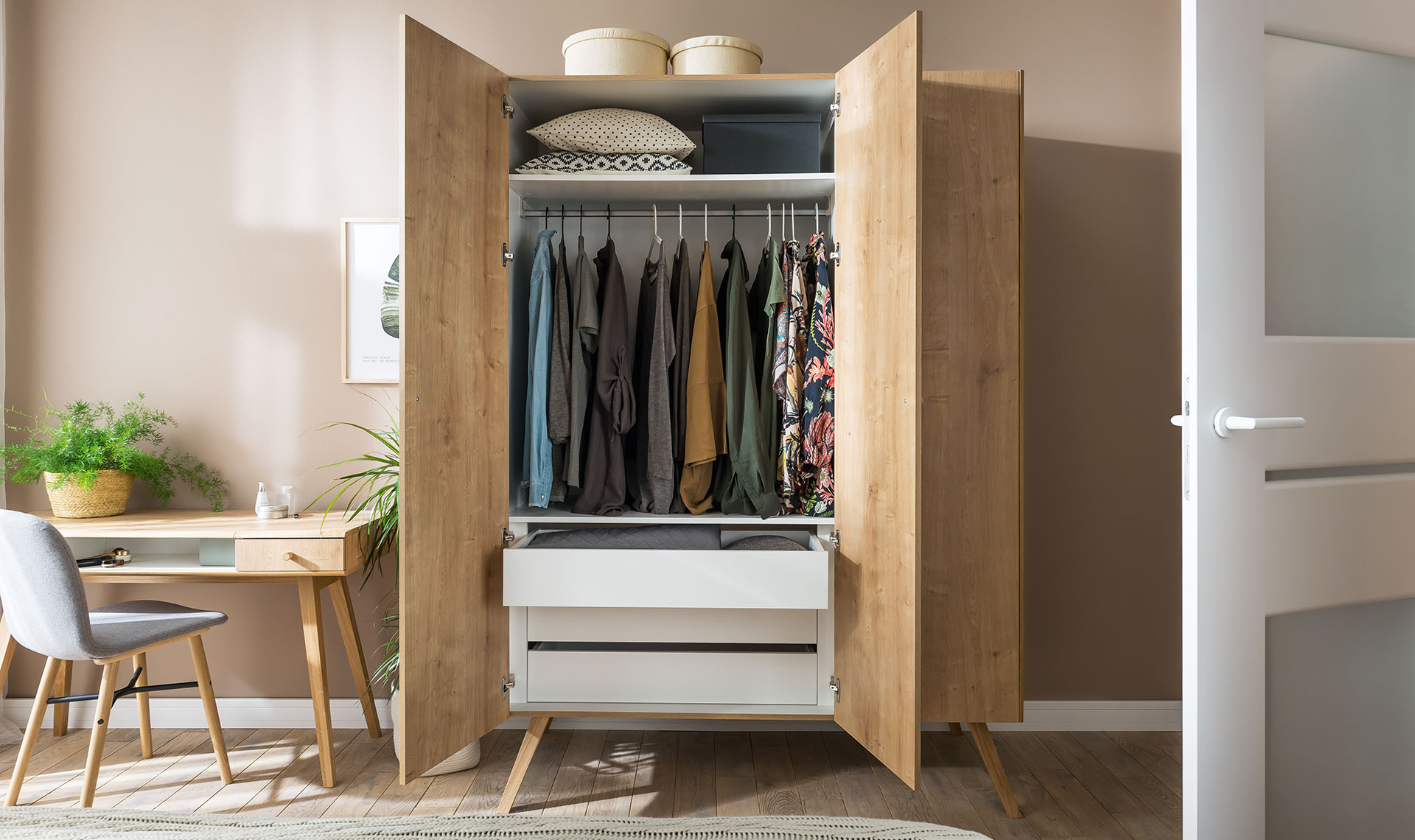 3-door wardrobe Nature | VOX