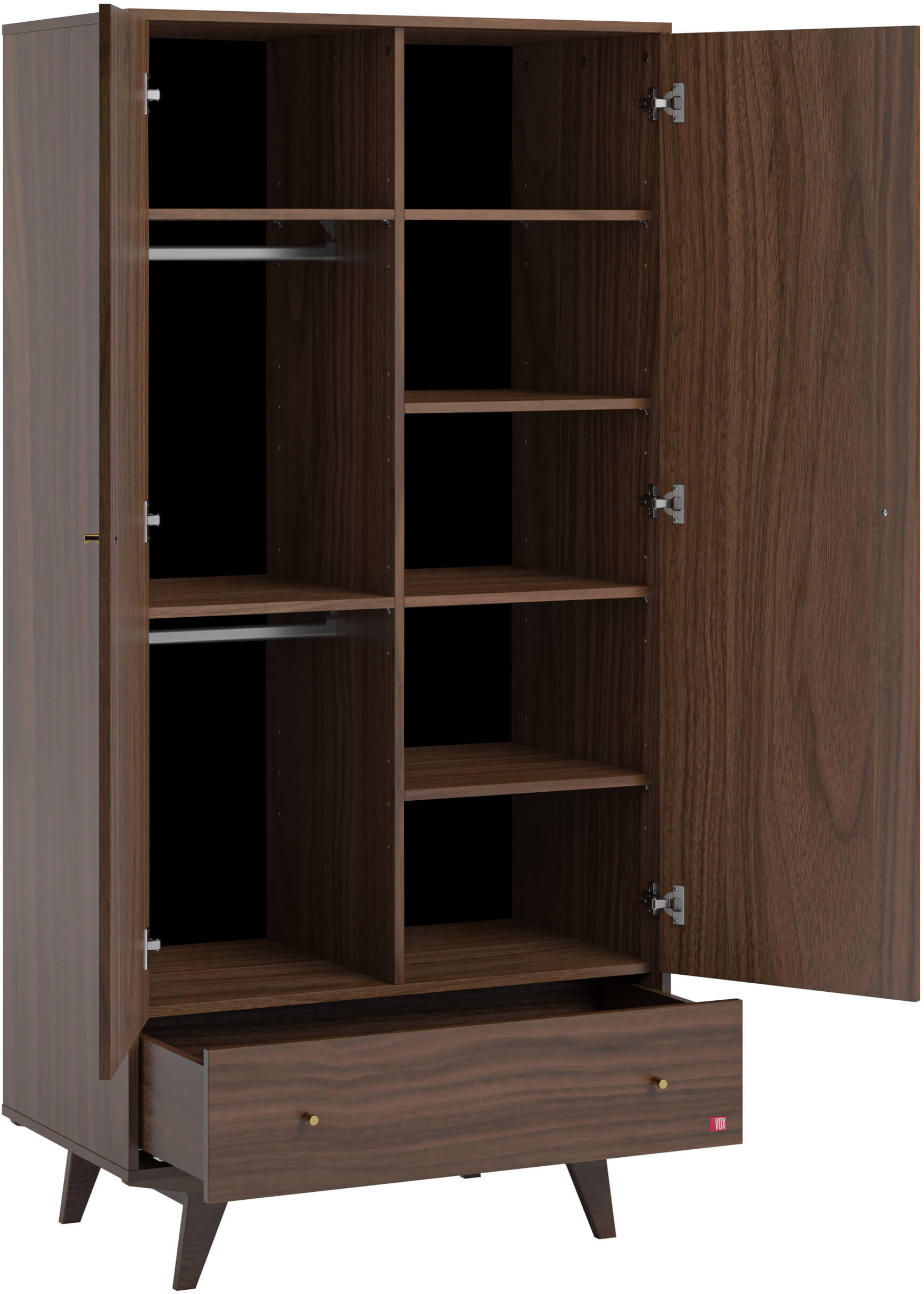 2-door wardrobe Mid II by VOX | VOX