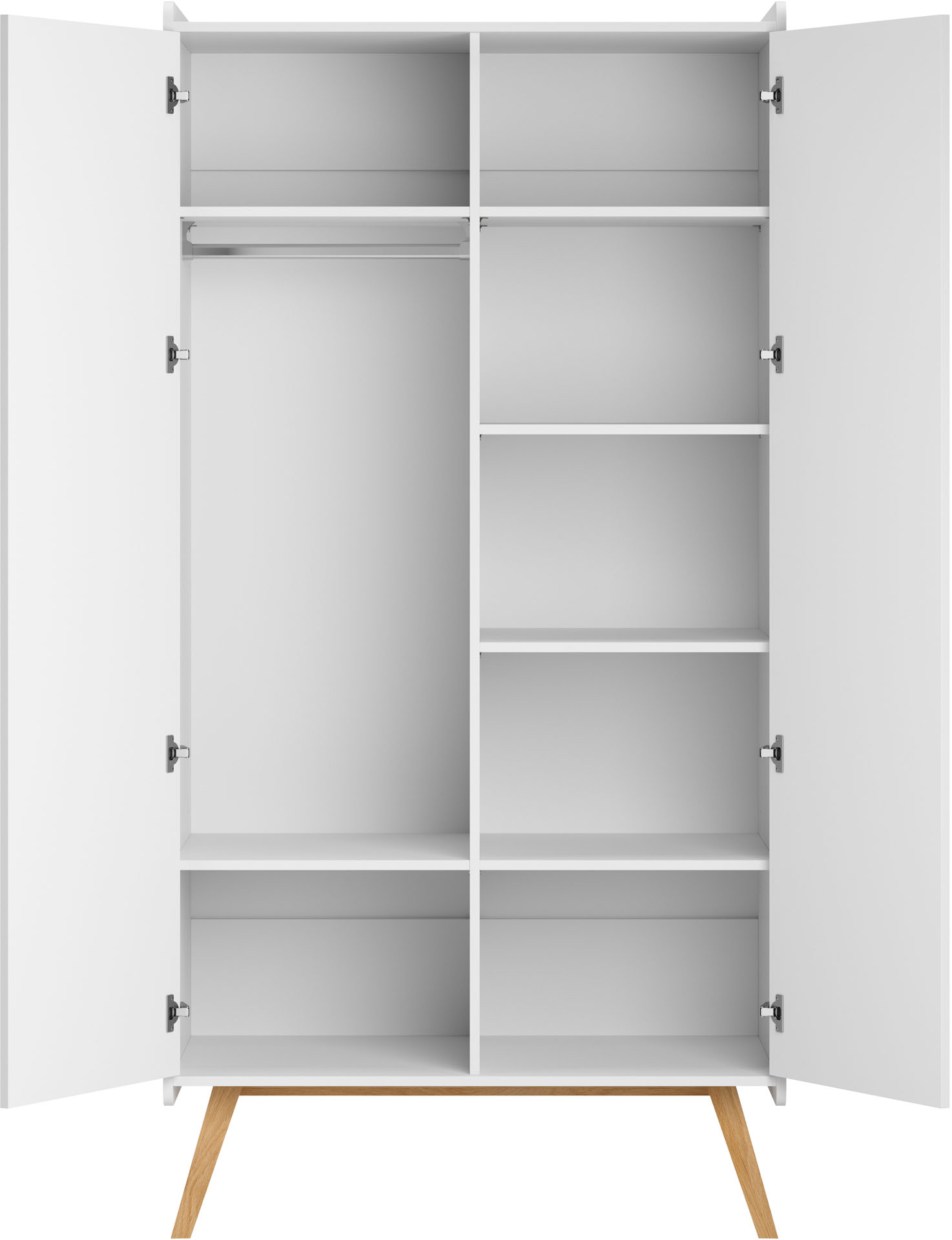 2-türiger Kleiderschrank Vintage