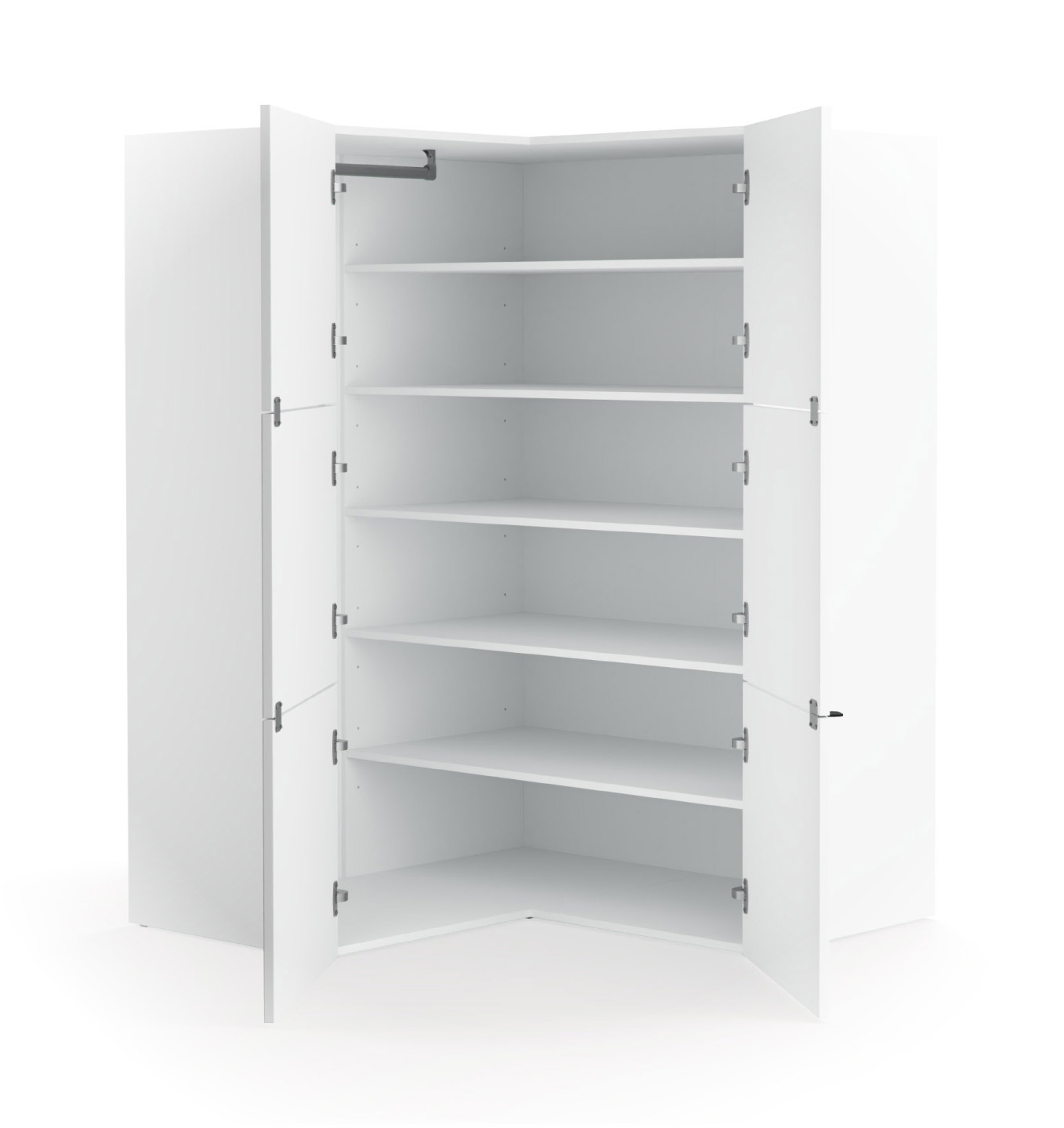 Eckschrank mit Podestelement mit 2 Schubladen Young Users Next