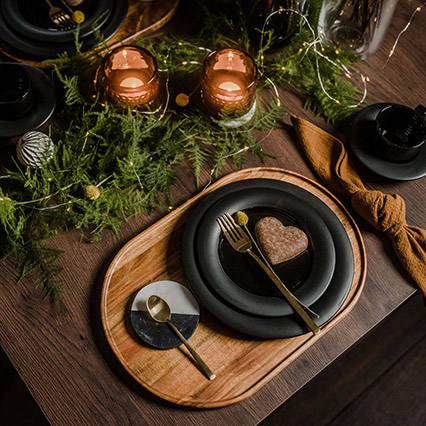 Small plate Yang, set of 2pcs. arrangement