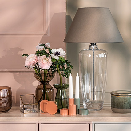 Table lamp Ombrela arrangement