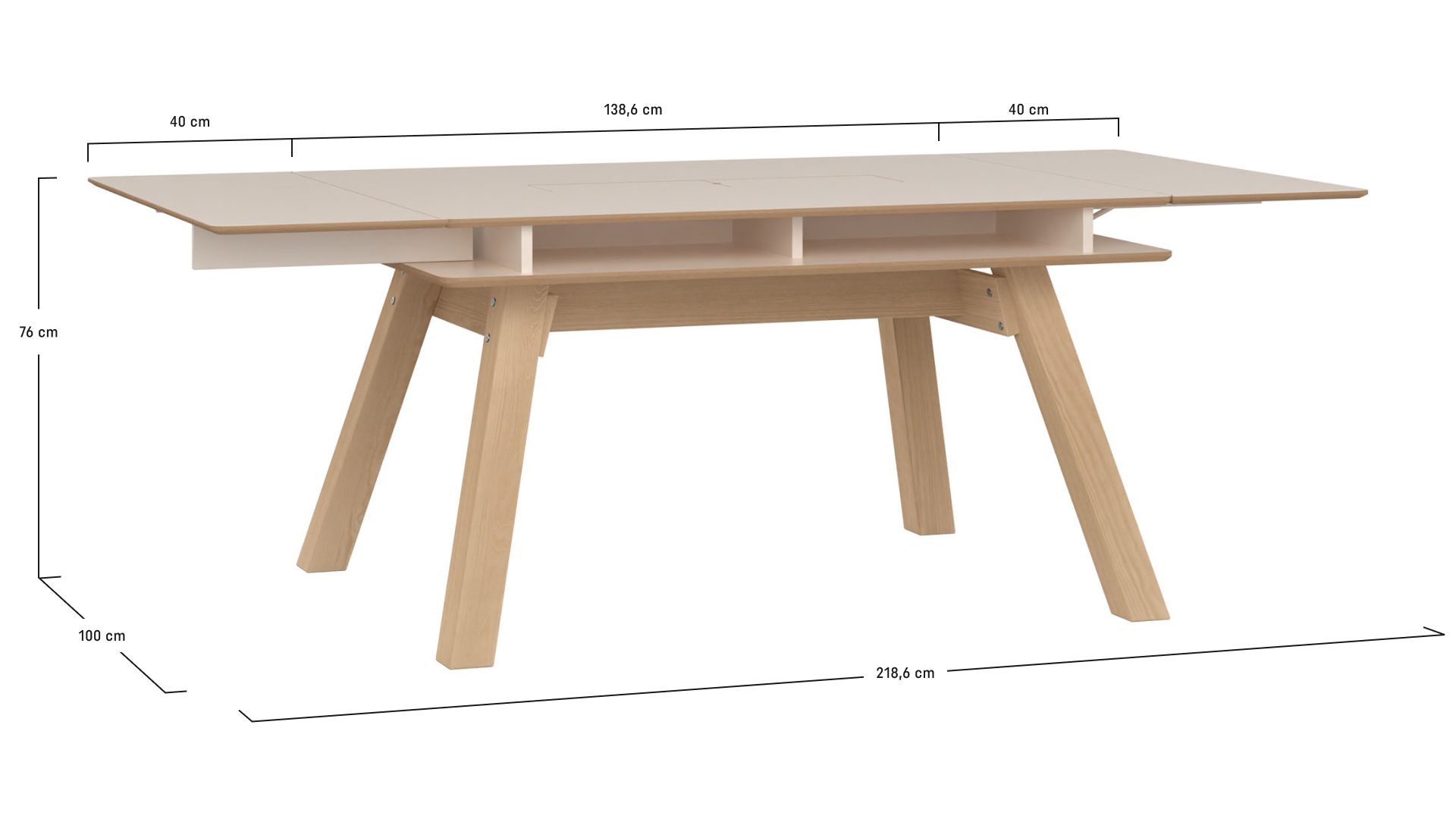 Folding table 140x100 4 You Fresh | VOX