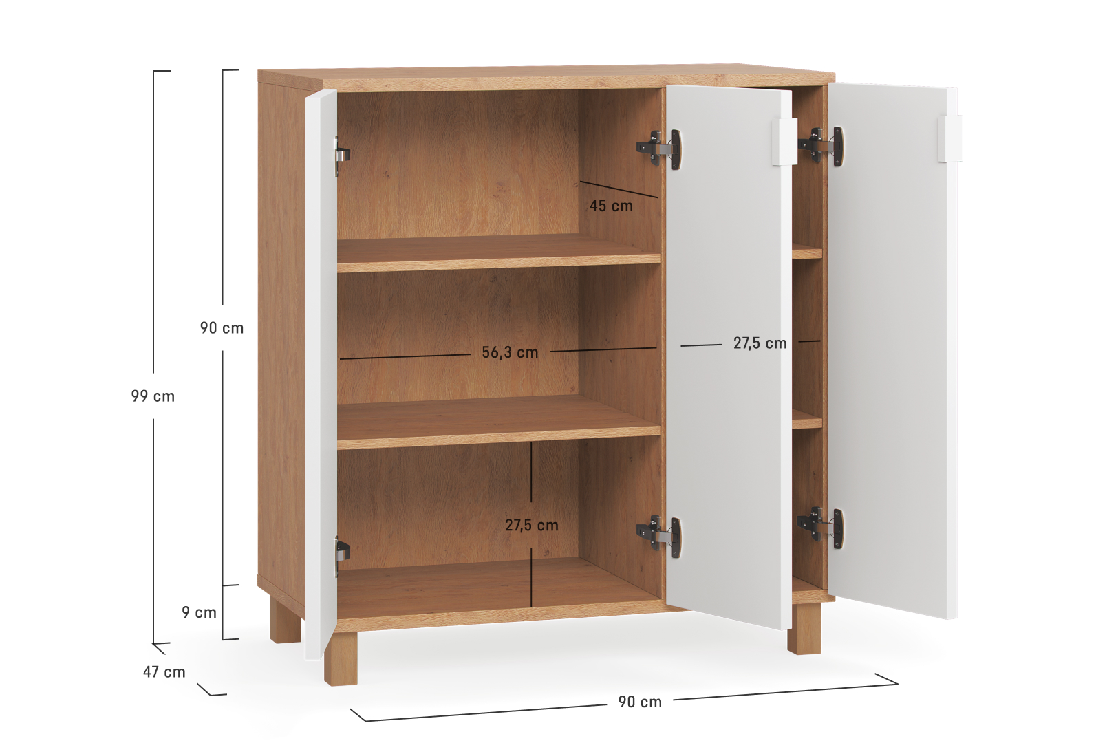 Cabinet with doors Simple | VOX