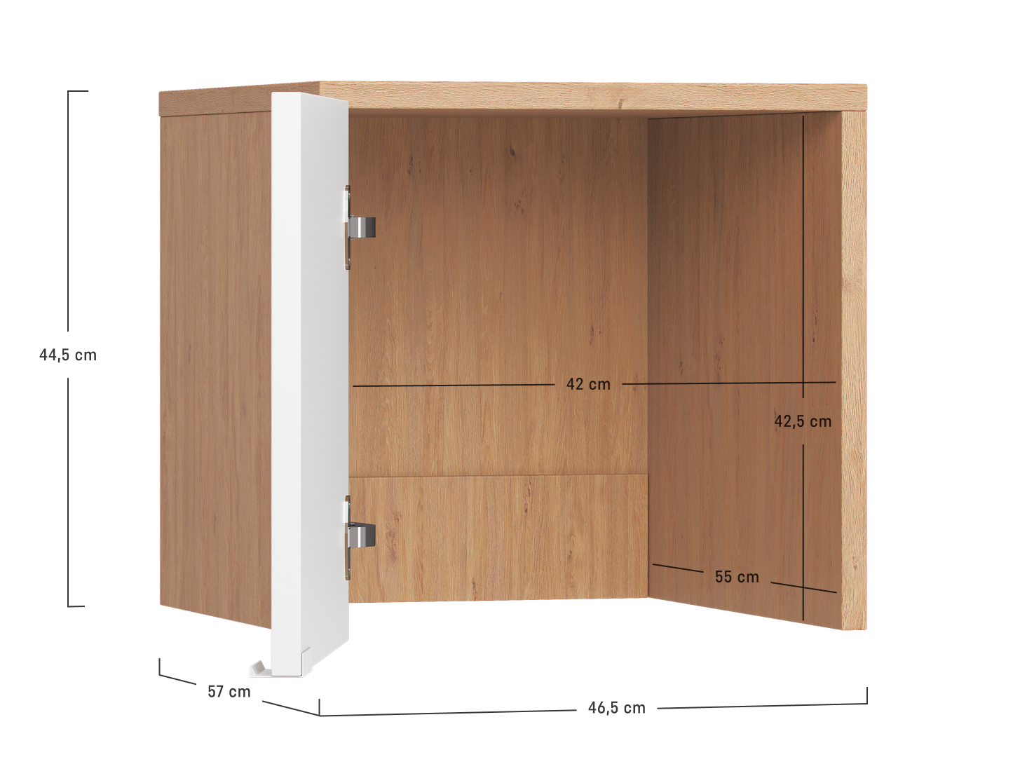 Top unit for 1-door wardrobe Simple | VOX