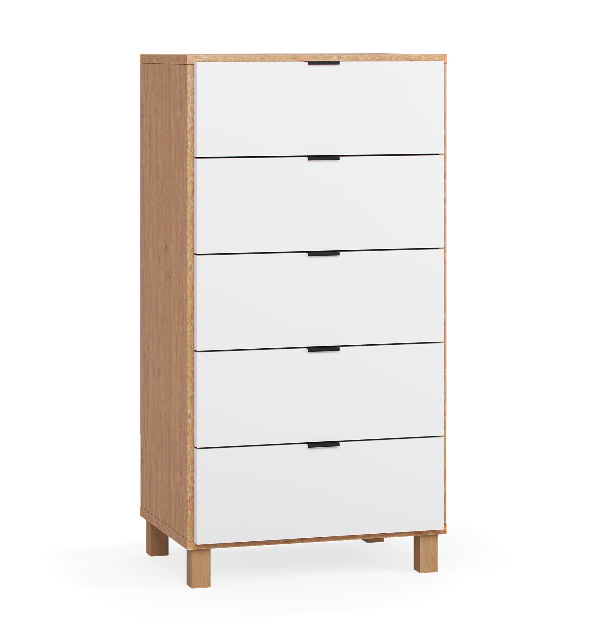 Komoda wąska z szufladami Simple