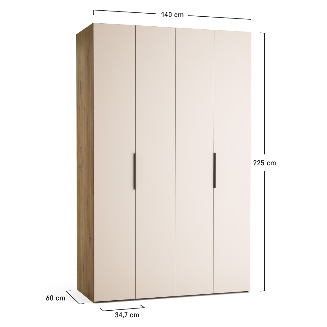 Kleiderschrank 140x225 Stor