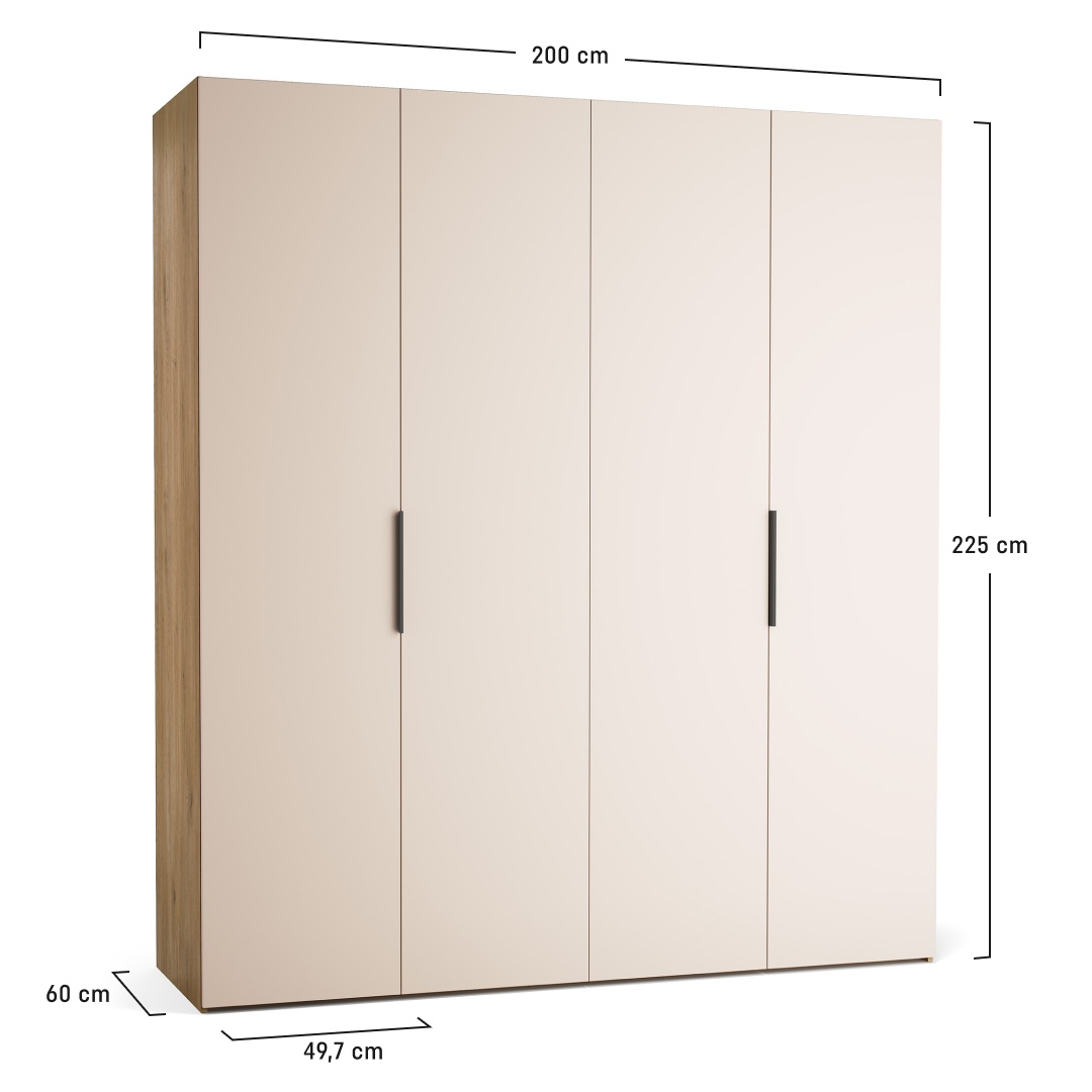 Kleiderschrank 200x225 Stor