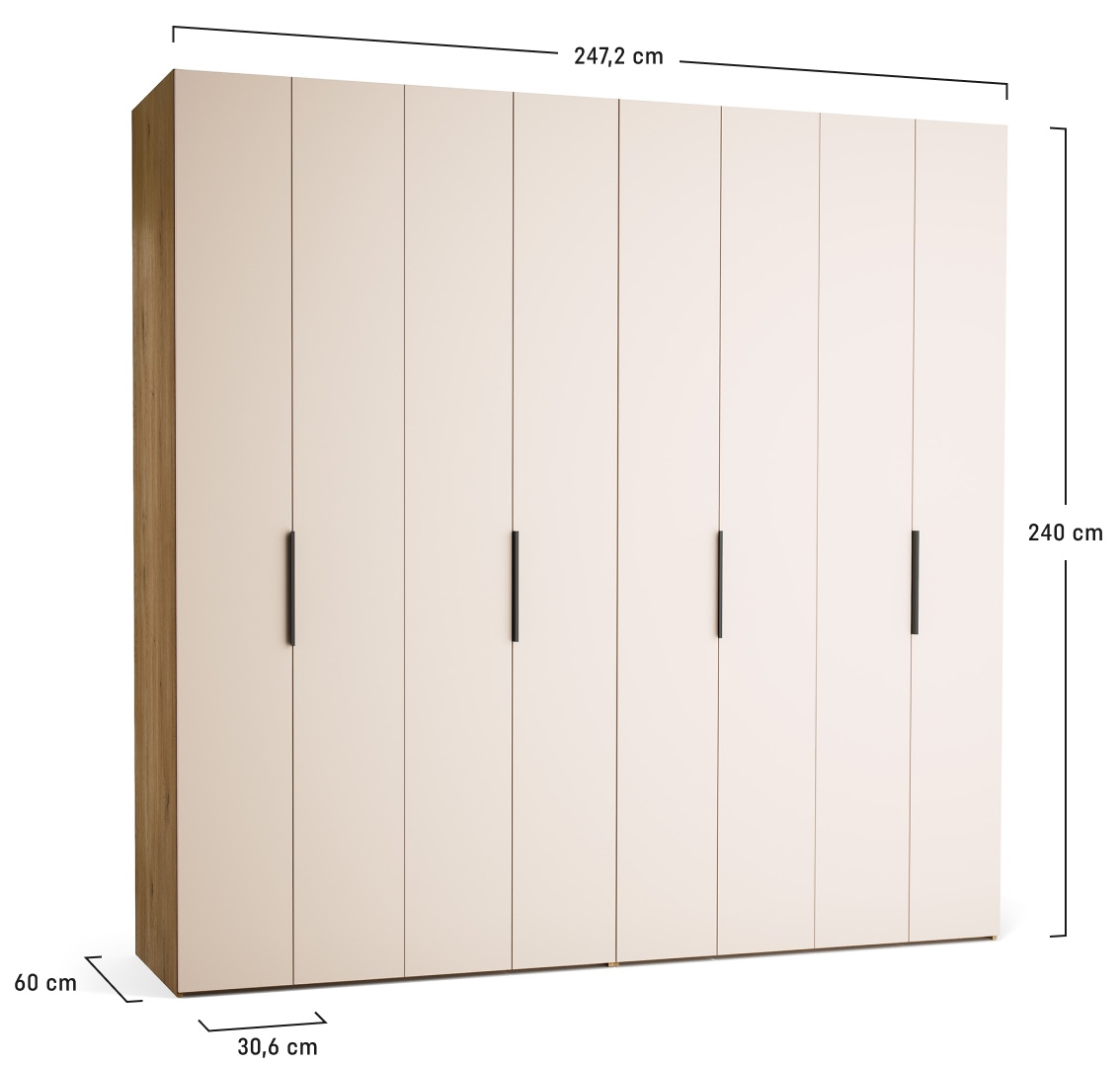 Kleiderschrank 250x240 Stor