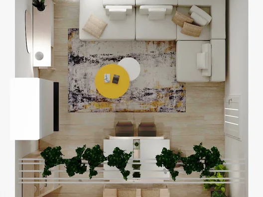 Przestronny living room z jadalnią i kominkiem