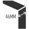 Grubość skrzydła 46 mm