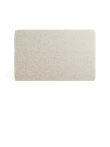 Straight upholstered headrest
