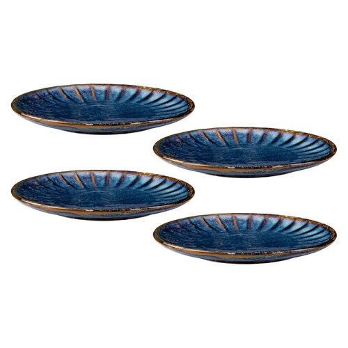Talerz płaski 20,5 cm kpl. 4 szt. Deep Blue