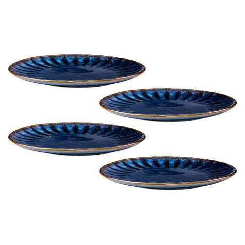 Talerz płaski 26 cm kpl. 4 szt. Deep Blue