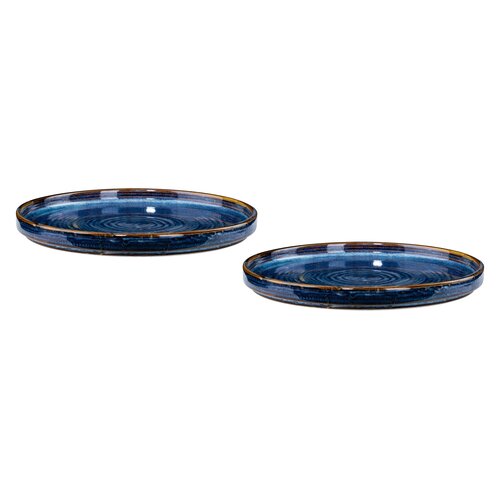 Talerz płaski 25 cm kpl. 2 szt. Deep Blue