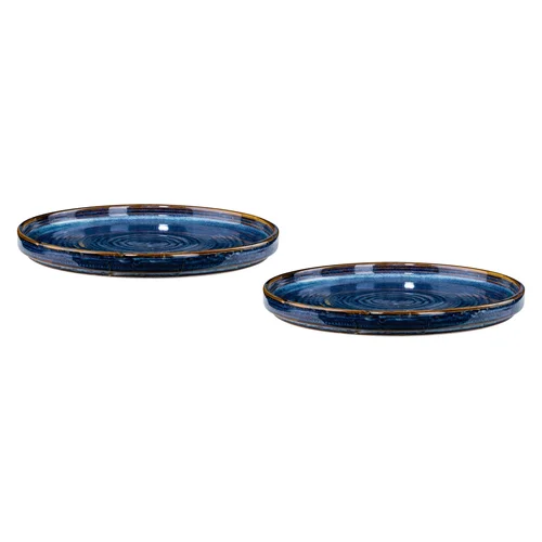 Flat plate 25 cm kpl. 2 pcs. Deep Blue