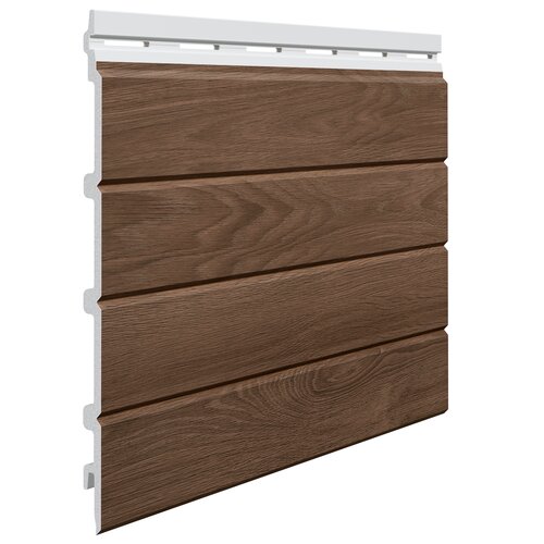 Facade cladding, Kerrafront, Wood Effect, Caramel Oak, fourfold panel