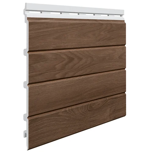 Facade cladding, Kerrafront, Wood Effect, Caramel Oak, fourfold panel