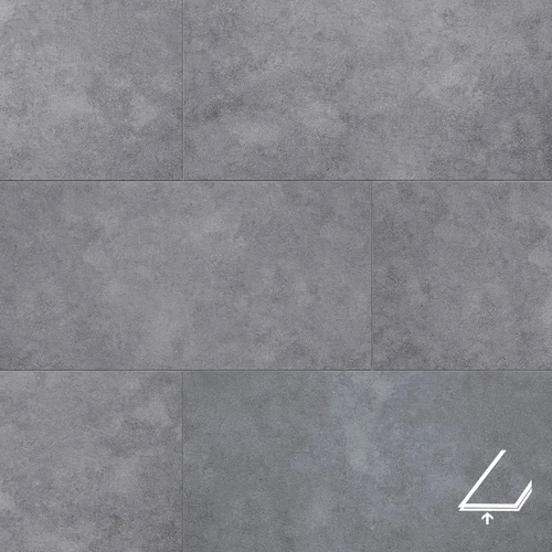 Rigid core flooring with integrated underlay IXPE VOX Rigio Concrete Dark