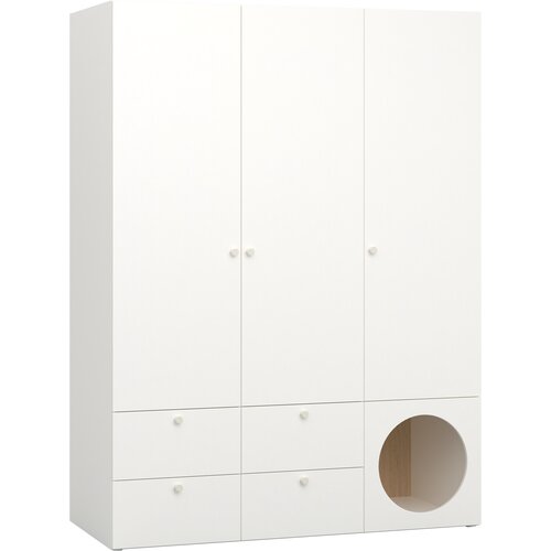 3-door wardrobe with opening front Reli