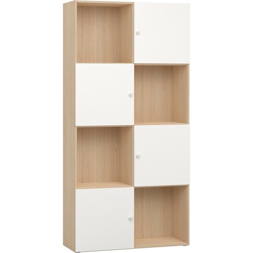 Wide bookcase with front arrangement 2 Reli