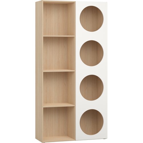 Wide bookcase with front arrangement 6 Reli