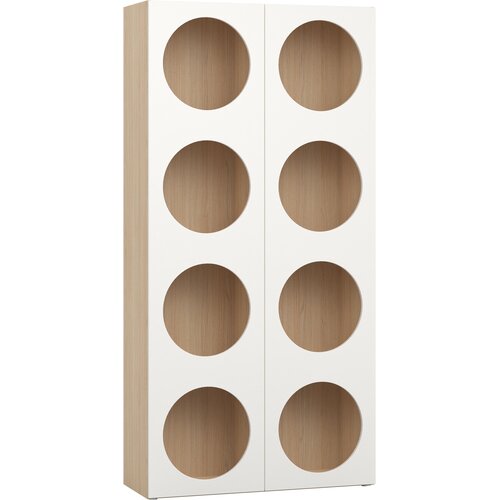 Wide bookcase with front arrangement 7 Reli