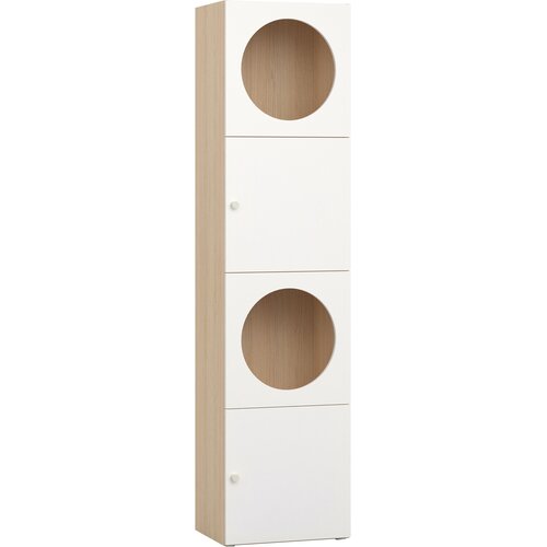 Narrow shelving unit with front arrangement 5 Reli