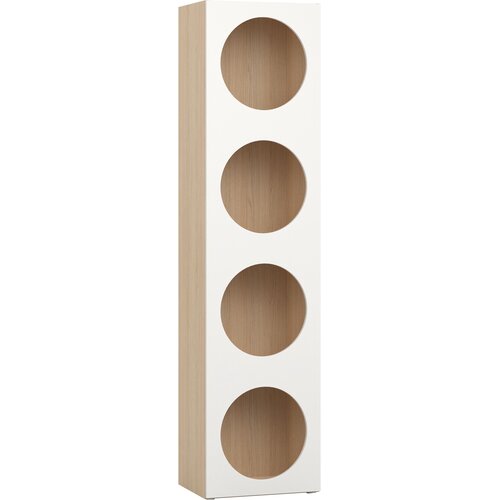 Narrow shelving unit with front arrangement 7 Reli