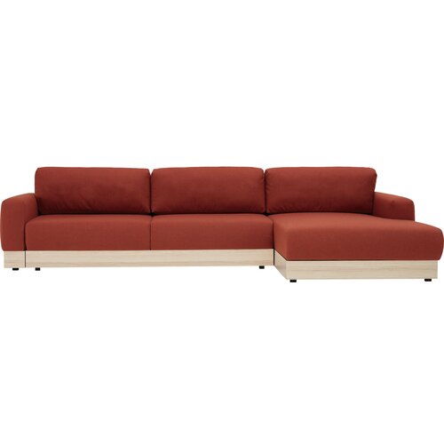 Corner sofa large with decorative strip Stello