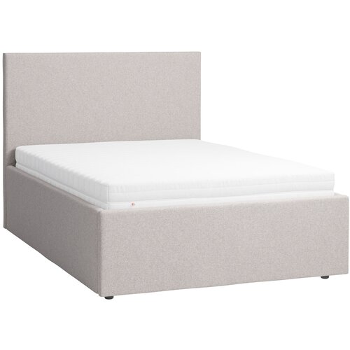 Upholstered bed with large storage box 140x200 Puric