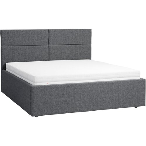 Upholstered bed with large container 180x200 Quatro