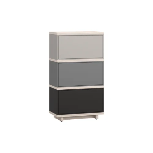 Balance dark closed narrow chest of drawers