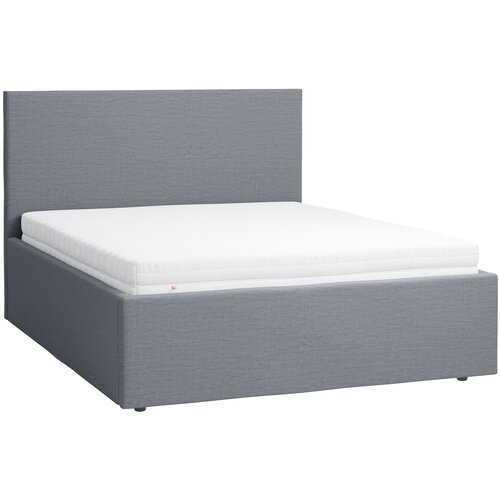 Upholstered bed with large storage 160x200 Puric