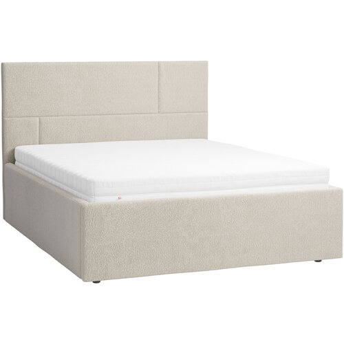 Upholstered bed with large storage 160x200 Geometric