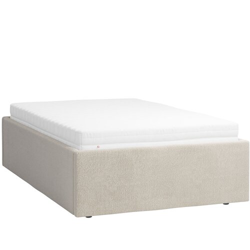 Upholstered bed with large container 120x200 Basic