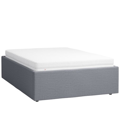 Lit rembourré avec grande coffre de rangement 140x200 Basic